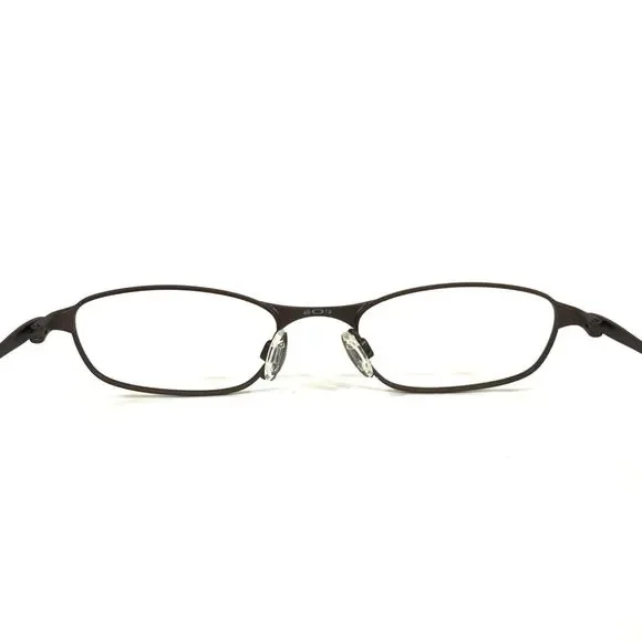 Vintage Oakley Eyeglasses Frames O2 11-614 Red Matte Burgundy Wrap 48-19-130 - Picture 7 of 11